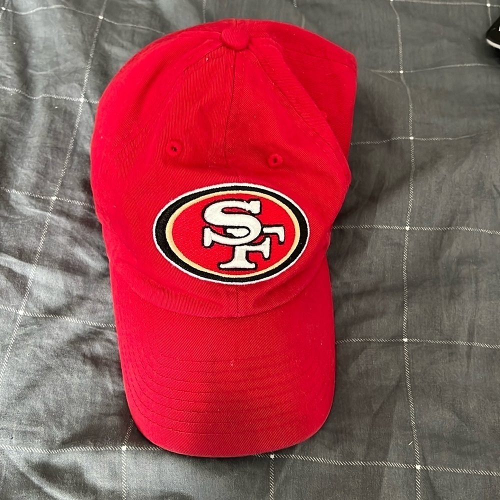 47 Brand San Francisco 49ers Red NFL Adjustable Dad Hat OSFA
